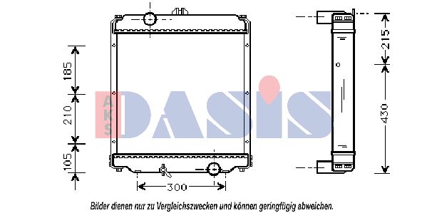 AKS DASIS Radiators, Motora dzesēšanas sistēma 140041N